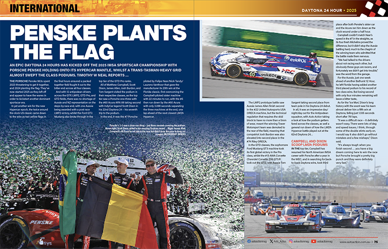 Penske plants the flag - latest free digital issue of Auto Action.