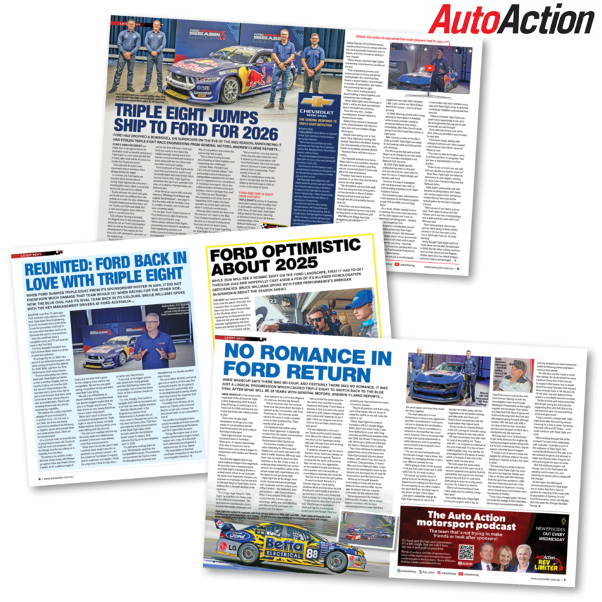 Auto Action digital magazine. Ford. Triple Eight