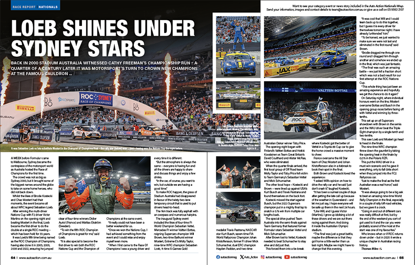 Latest free digital issue of Auto Action out now has heaps of Nationals coverage