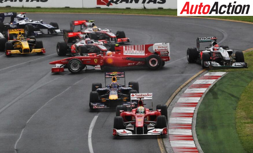 Alonso spins in 2010 Aus GP