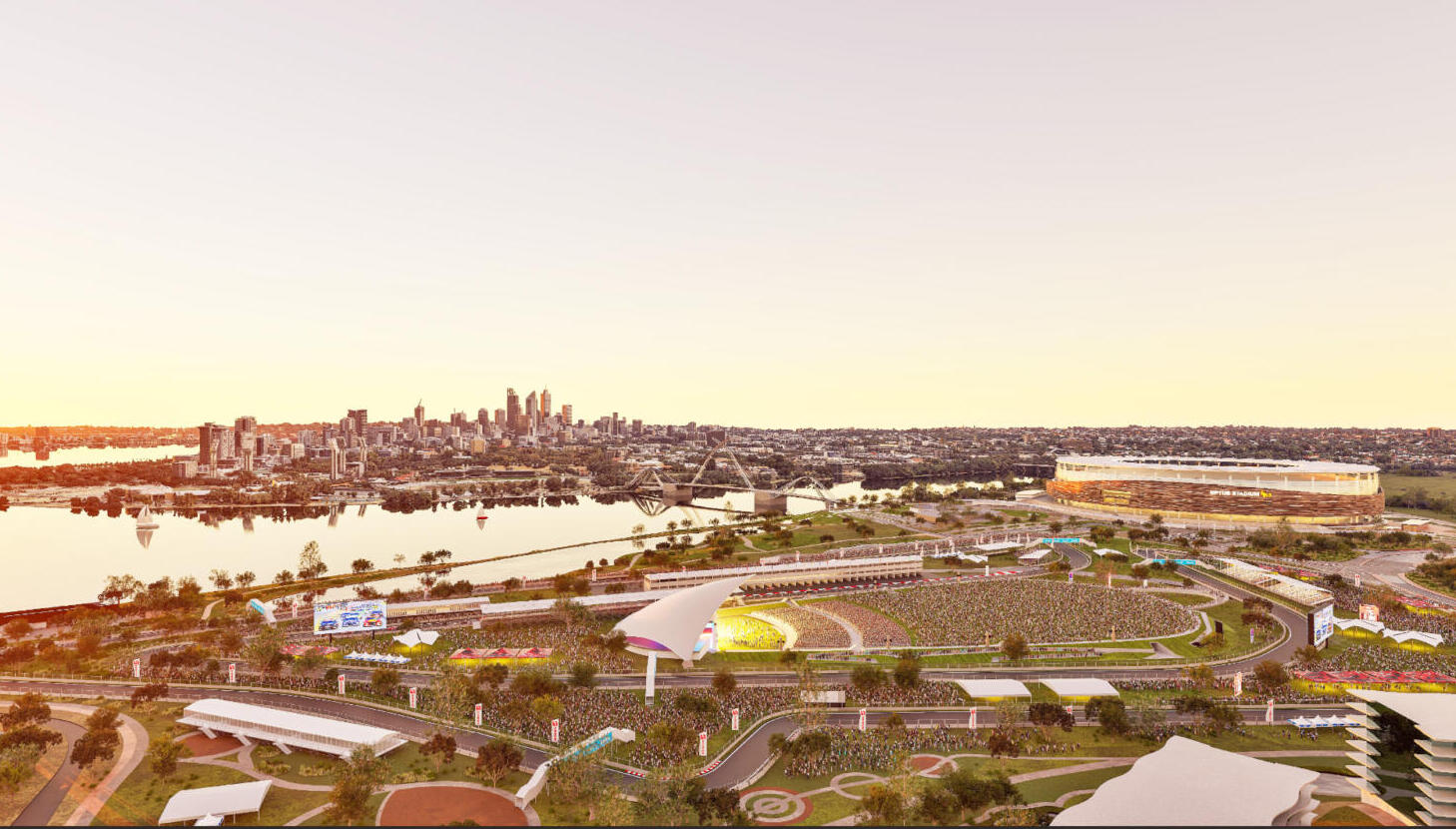PROPOSED PERTH SUPERCARS STREET CIRCUT-PERTH STADIUM