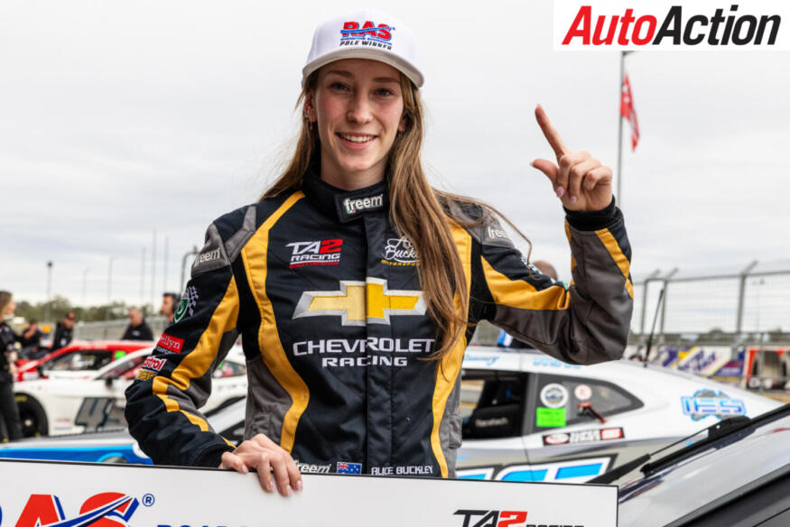 Alice Buckley celebrates TA2 win