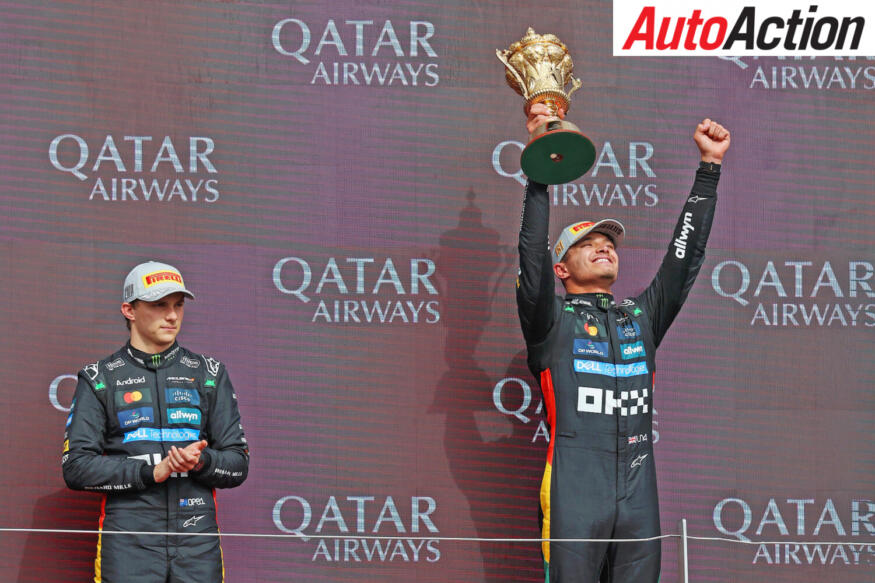 Piastri and Norris on podium
