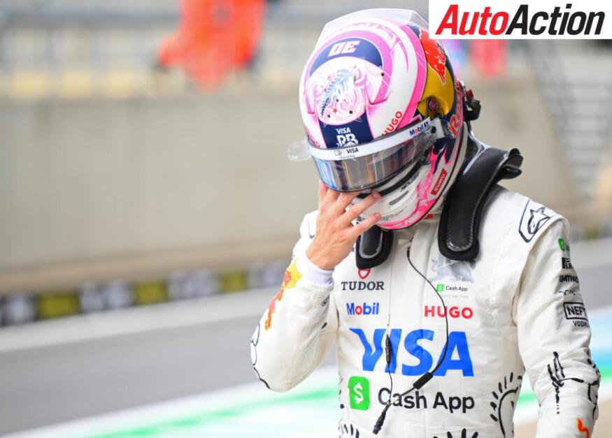 Sixteenth placed qualifier Liam Lawson, Visa Cash App Racing Bulls, walks in the pitlane during Qualifying at the 2025 F1 British Grand Prix.