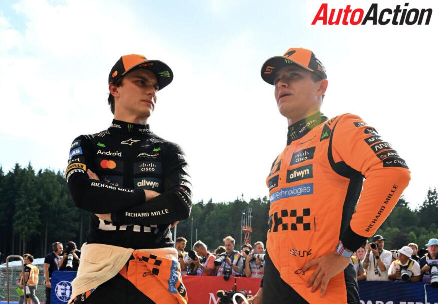 Piastri and norris at Belgium