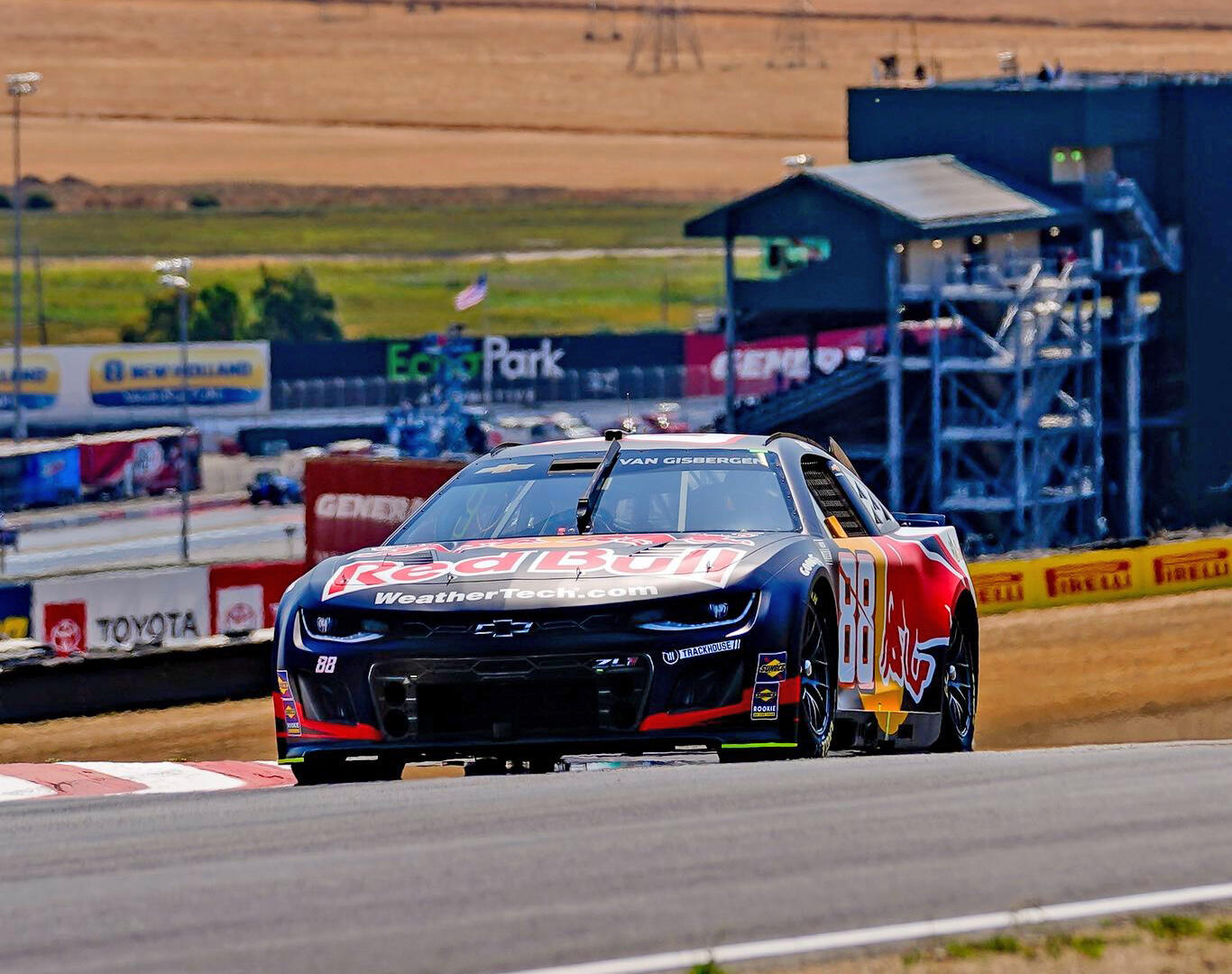Van Gisbergen racing at Sonoma