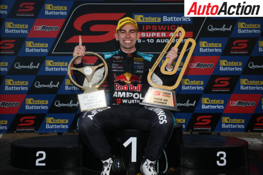 Feeney with sprint cup