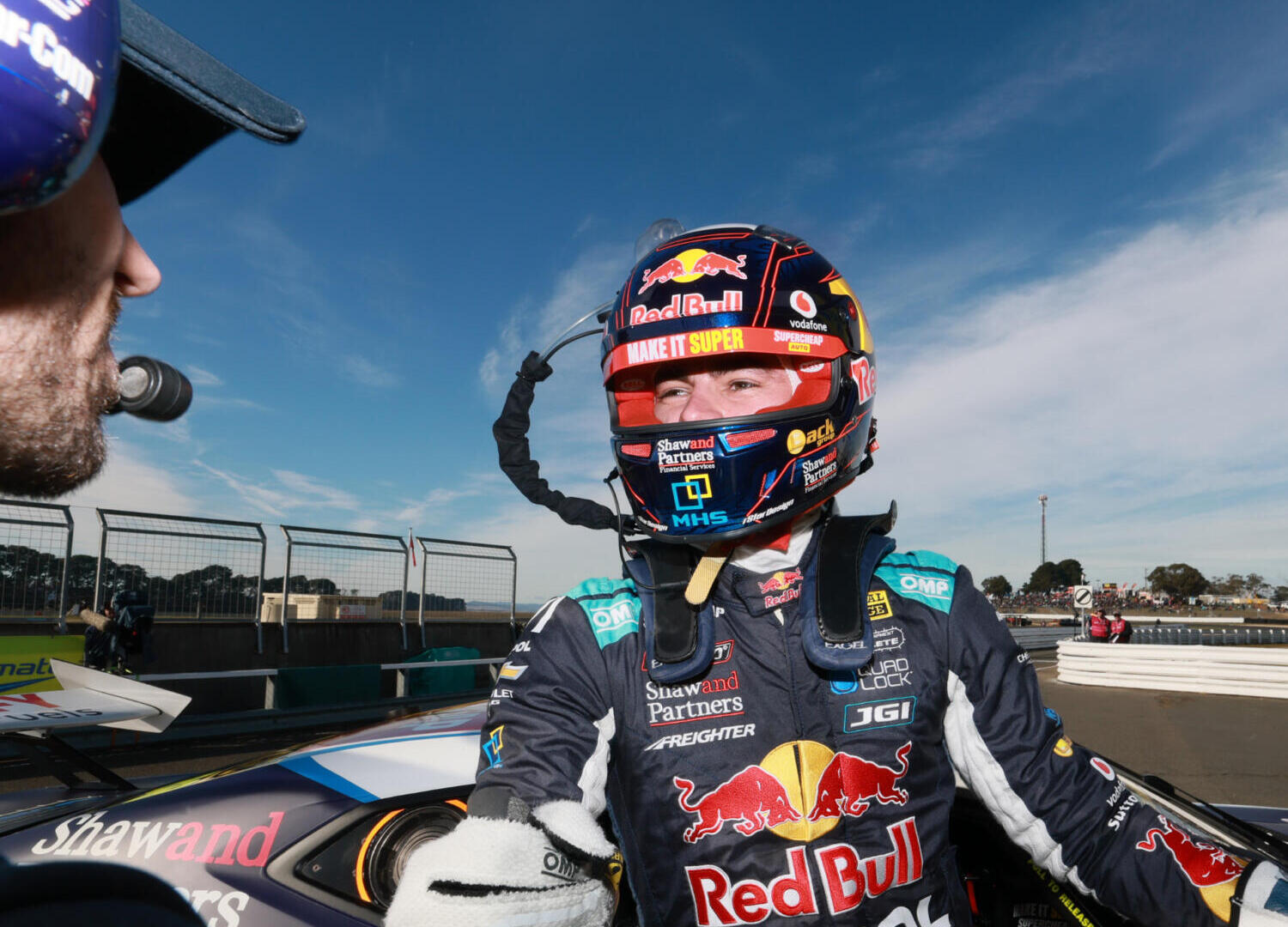 Feeney celebrates Tasmania pole