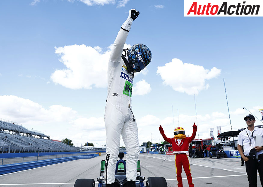 Dennis Hauger - INDY NXT by Firestone at the Milwaukee Mile - By: Chris Jones