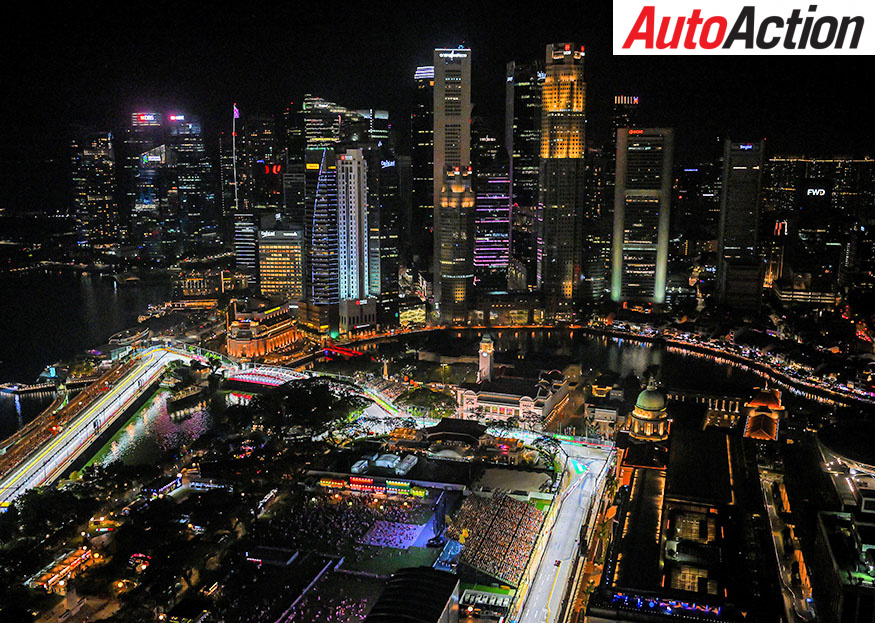 Aerial photo of 2024 Singapore Grand Prix