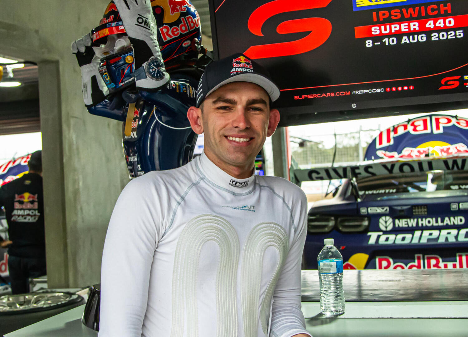 Broc Feeney in garage