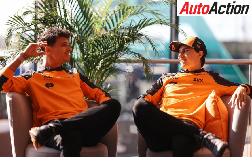 Norris and Piastri at Zandvoort