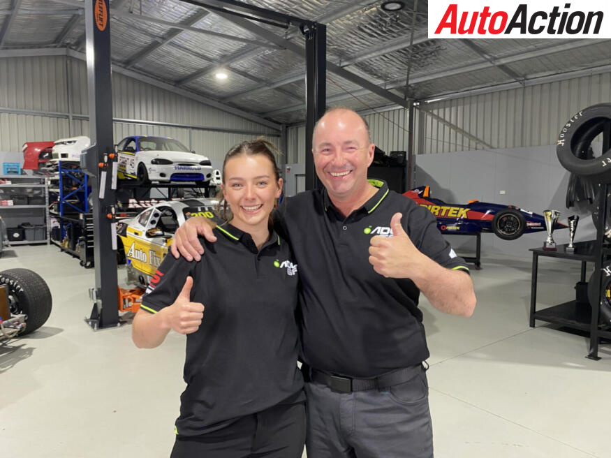 Tabitha and Marcos Ambrose