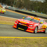 Lowndes in Bates car Queensland Raceway