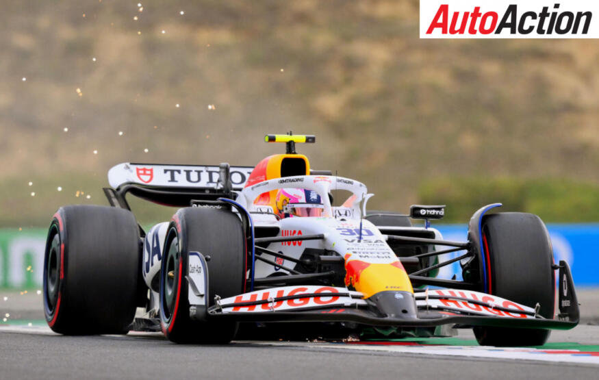 Liam Lawson, Visa Cash App Racing Bulls, on track during Qualifying at the 2025 F1 Hungarian Grand Prix.