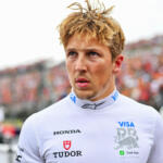 Liam Lawson, Visa Cash App Racing Bulls, on the grid ahead of the 2025 F1 Hungarian Grand Prix.