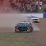Waters and Randle off at turn 1