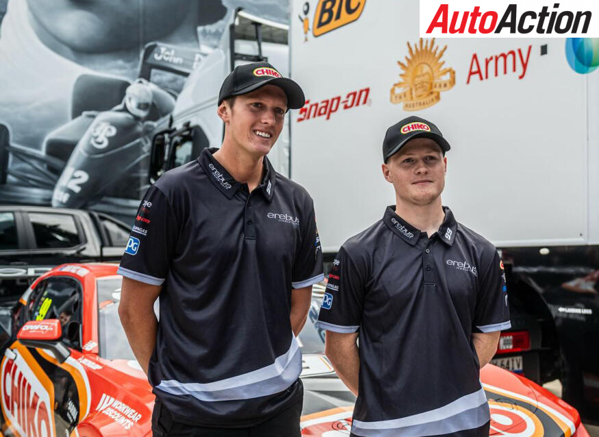 Cooper Murray and Jobe Stewart at Erebus launch