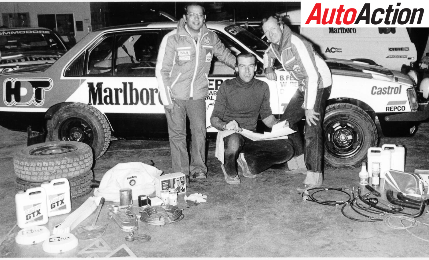 George Shepheard with HDT Repco Trial Commodore