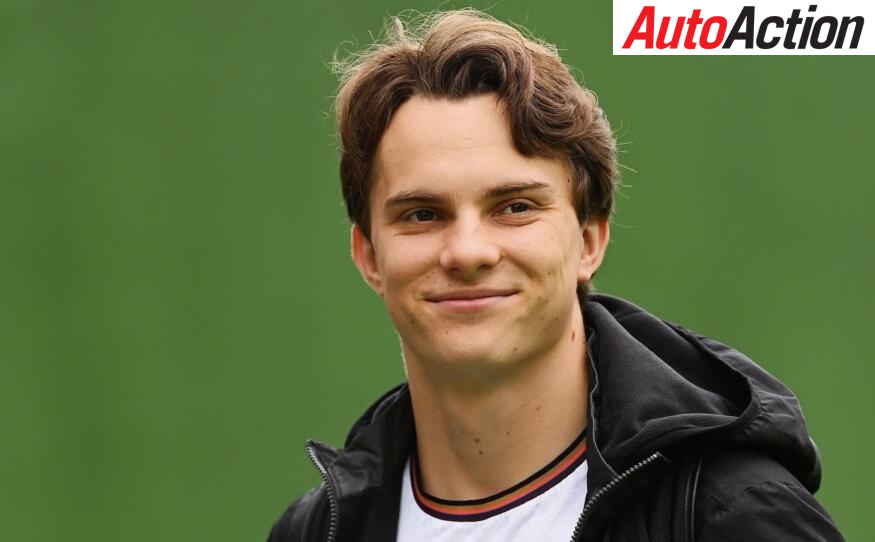 Oscar Piastri, McLaren, arrives in the paddock on Thursday at the F1 2025 Singapore Grand Prix.