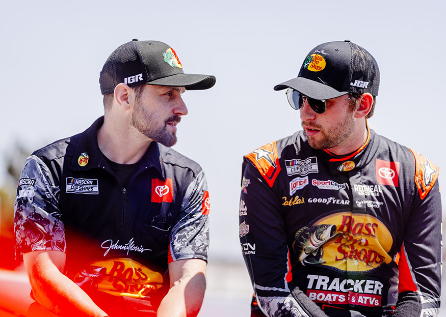 NASCAR-2025-James Small with Chase Briscoe - Auto Action