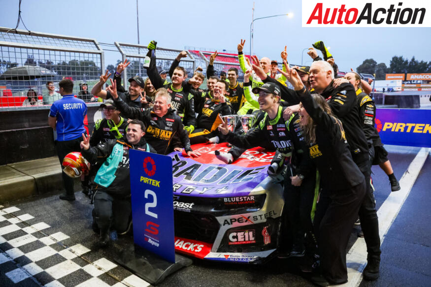 Team 18 celebrate podium