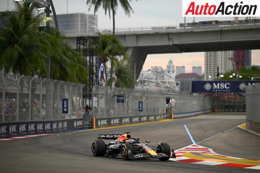 Max Verstappen, Oracle Red Bull Racing, on track during final practice ahead of the 2025 F1 Singapore Grand Prix.