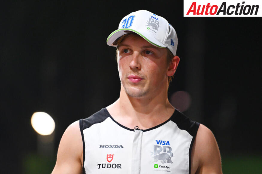 Fourteenth placed qualifier Liam Lawson, Visa Cash App Racing Bulls, looks on after qualifying ahead of the 2025 F1 Singapore Grand Prix.