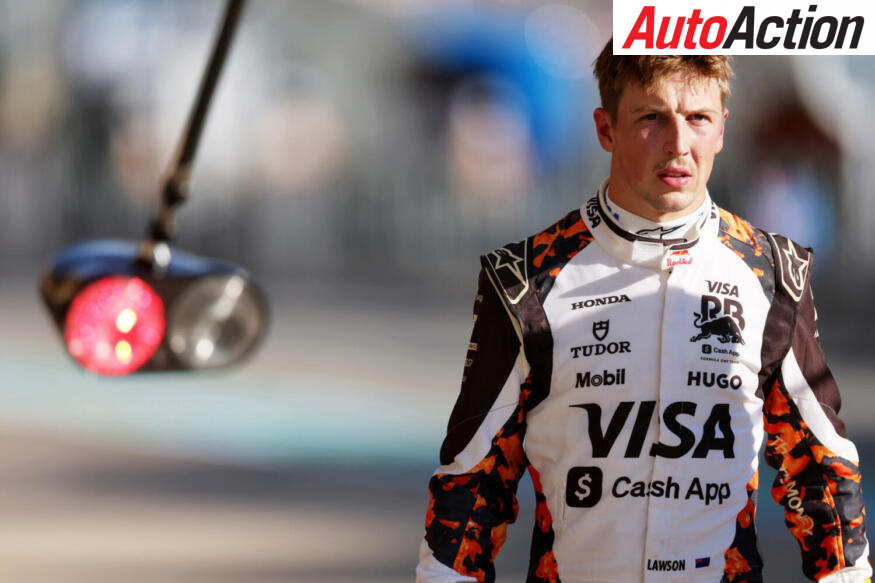 Liam Lawson, Visa Cash App Racing Bulls, looks on in the Pitlane during Sprint Qualifying ahead of the 2025 F1 United States Grand Prix.