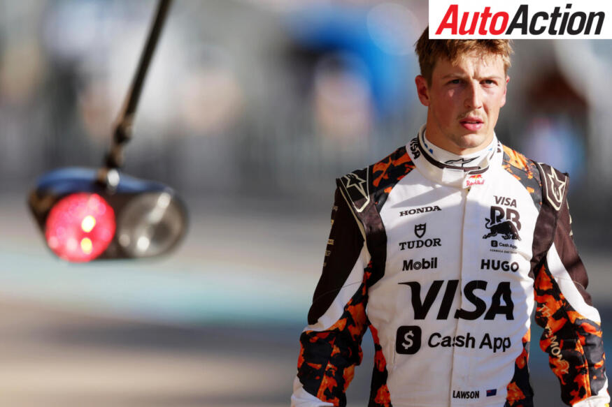 Liam Lawson, Visa Cash App Racing Bulls, looks on in the Pitlane during Sprint Qualifying ahead of the 2025 F1 United States Grand Prix.