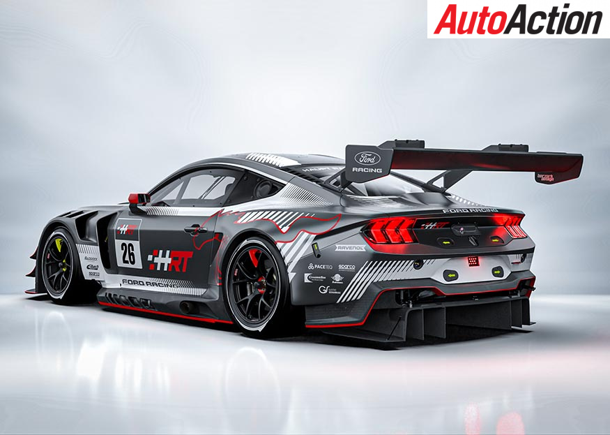 Pogled straga na Haupt Racing Team Mustang GT3 2025 