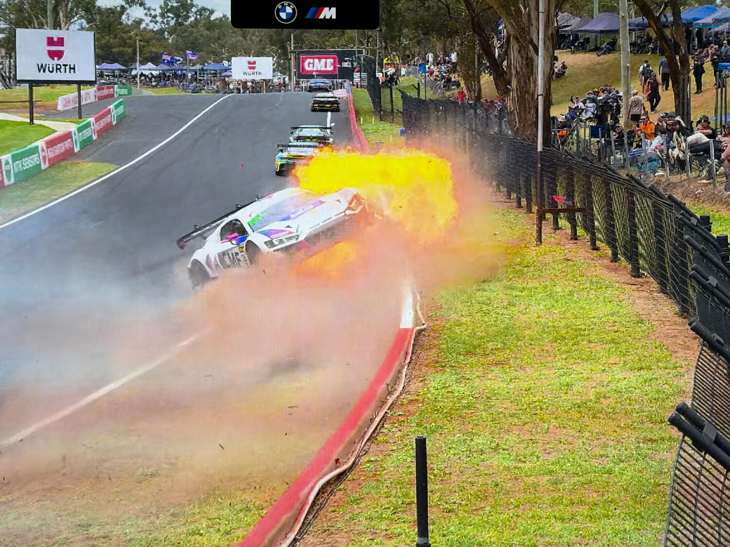 Bathurst 12 Hour update: Golding emerges from horror crash - Auto Action