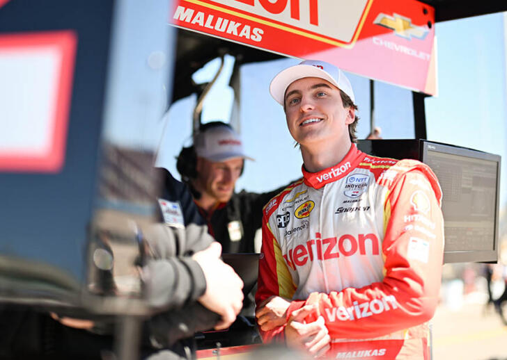 David Malukas takes first IndyCar pole at Phoenix Raceway