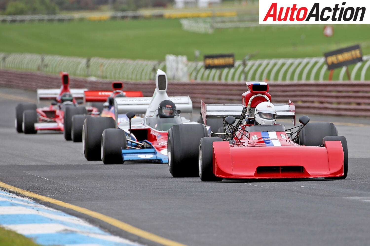 Frank Harris races a 1973 Chevron B24 1973 in the iconic Racing Team ...