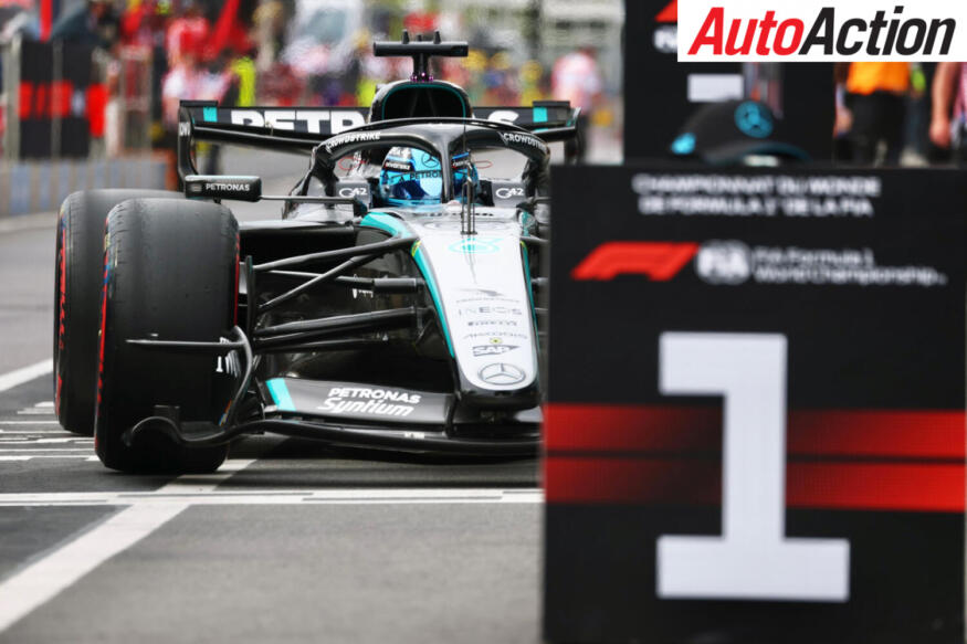 Russell delivers again as Mercedes locks out Montreal front row