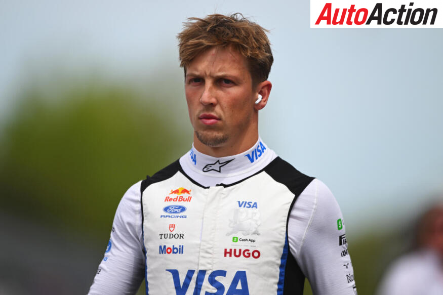 Liam Lawson, Visa Cash App Racing Bulls, looks on prior to the Sprint ahead of the 2026 F1 Canadian Grand Prix.