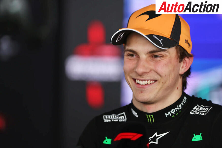 Oscar Piastri, McLaren MasterCard Formula One team, speaks to the media on Saturday at the 2026 F1 Canadian Grand Prix.
